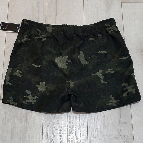 BURNSIDE MAN'S SWIM TRUNKS, Sz XL, GREEN/ARMY, NEW - Picture 4 of 12
